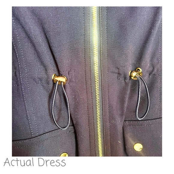 👛 Calvin Klein Navy Military Career Dress Size 12 💙👗 - Picture 7 of 7